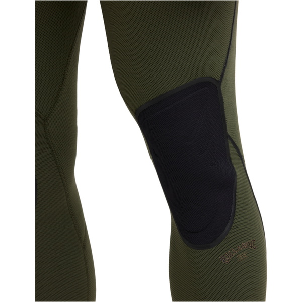 2025 Billabong Männer Furnace Natural 4/3mm Brustreißverschluss Neoprenanzug 24AW193501 - Military